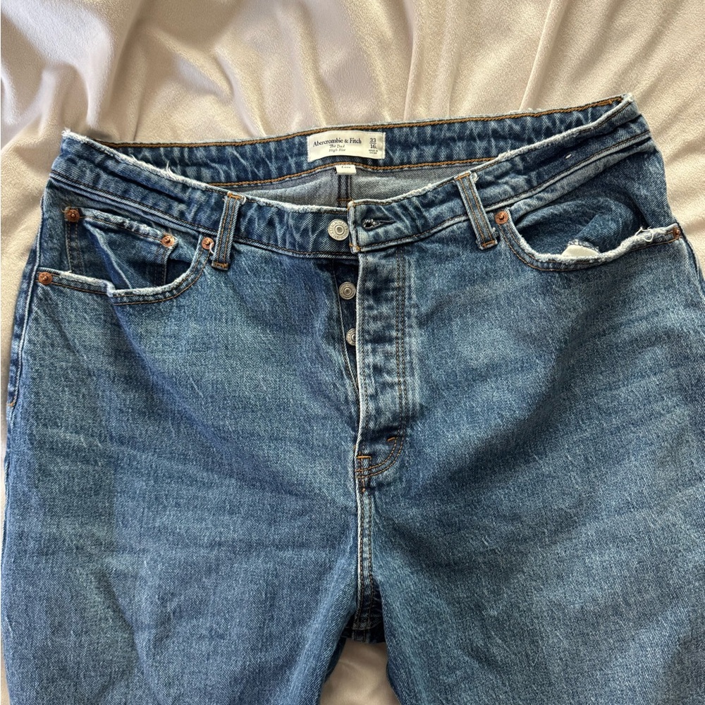 Abercrombie & Fitch High Rise Blue Jeans